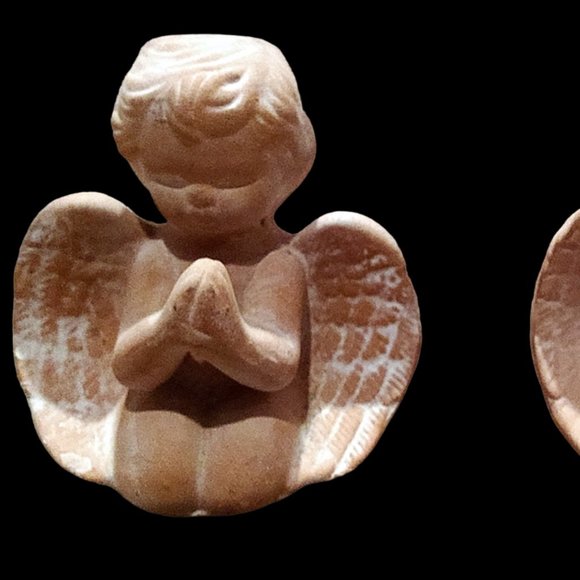 Candle Holder Set, Angel Home Decor, Set of 4 CandleHolders, Vintage Candle - Picture 5 of 14